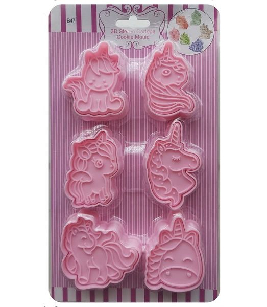 Unicorn Cookie Stamp and Cutter Set