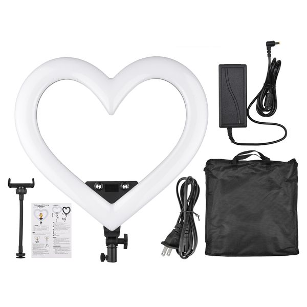 19" Heart-Shaped RGB LED Video Light