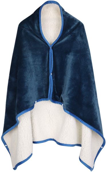One Size Fits All Velvet Fleece Ponchos