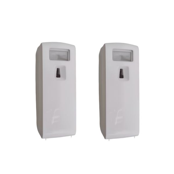2 Pack Automatic Air Freshener Dispenser - Metered Aerosol Wall Mount Units