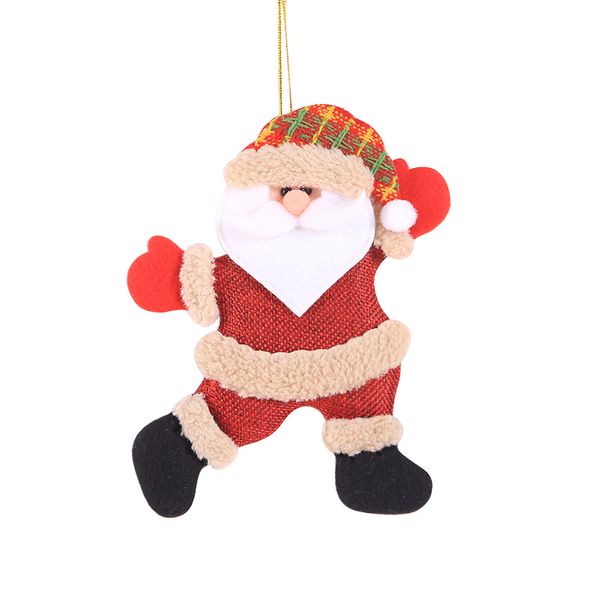 Christmas decorations fabric figurine pendant-Santa Claus