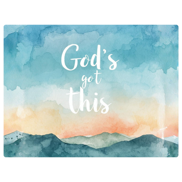 Painting God's Got This Faith Printed Mouse Pad