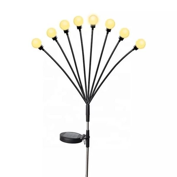 10LED RGB Solar Powered LED Fireflies Lights Pack Of 2