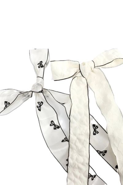 Thick Textured Contrast Ribbon