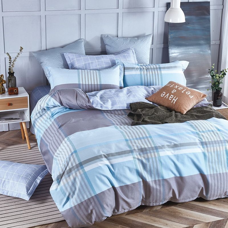 Linen Boutique Duvet Cover 200 TC 4pc Set Relaxing time