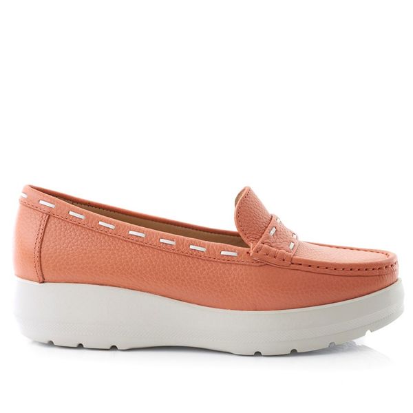 Green Cross GX&amp;Co Flatform Loafer 52248 Dark Peach