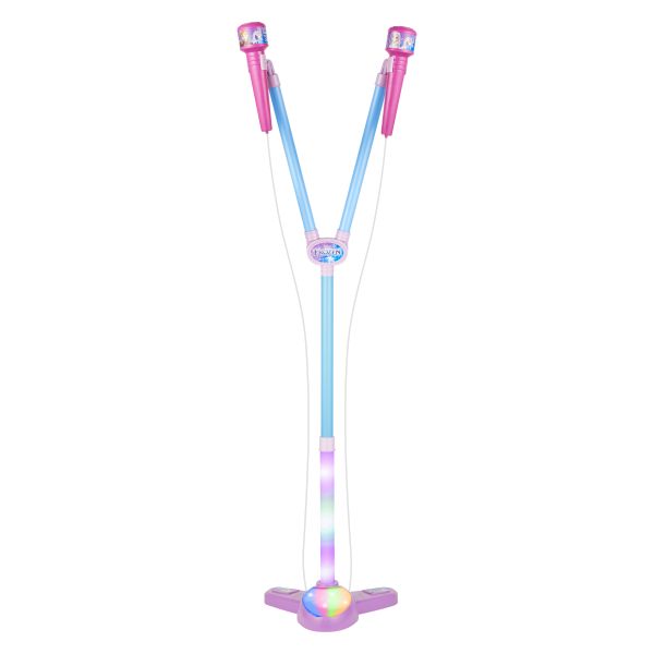 Disney Frozen Double Karaoke Microphone Stand with Lights