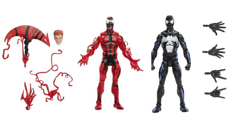 Spider-Man Legends VHS Carnage 6IN Figure 2 Pack