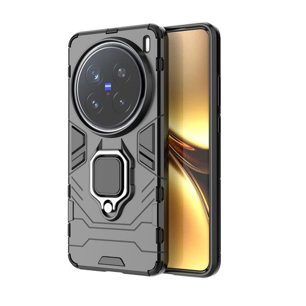 Case Compatible with Vivo X200 Pro 5G Ring Kickstand Cover