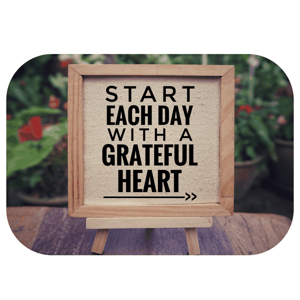Start each day ... Printed mouse pad