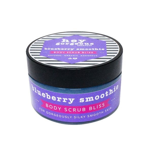 Hey Gorgeous , Blueberry Smoothie Body Scrub, 200g