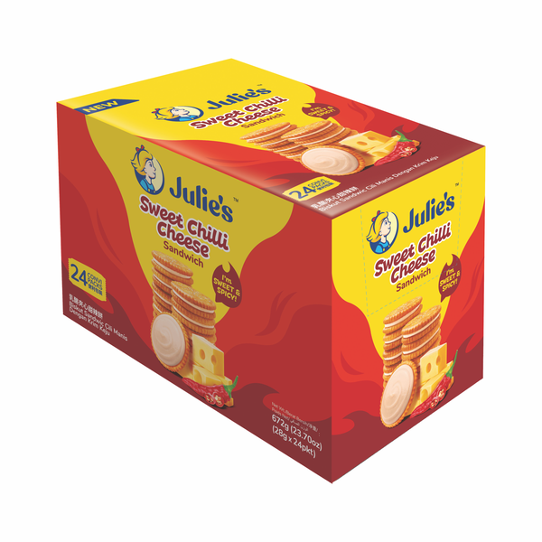 Julie's Sweet Chilli Cheese Biscuits (28g X 24 Packs) 672grm