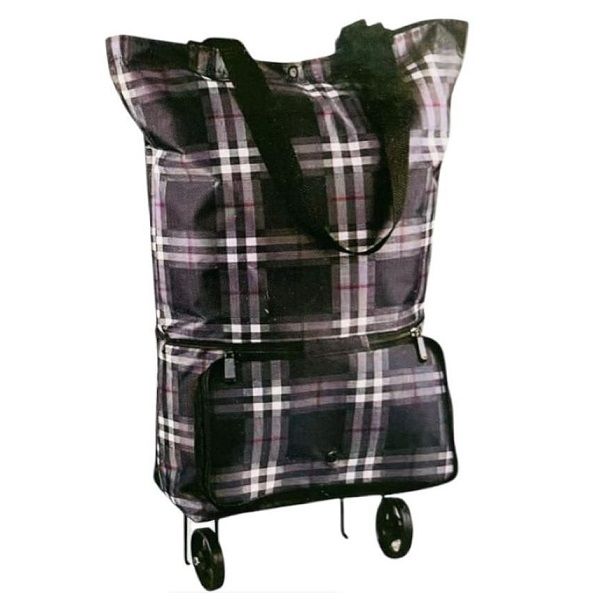 Telescopic Folding Tug Shopping Cart