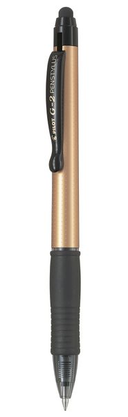 Pilot: G2 Penstylus Black Ink - Gold Barrel