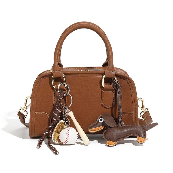 Women's Genuine Leather Boston Bag 2026 New