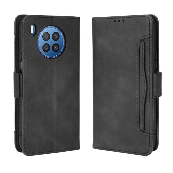 Multi Card Groove Leather Cover Compatible With Huawei Mate 80 Pro Max