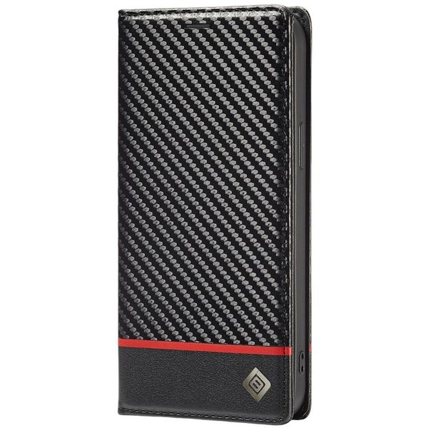 Carbon Fiber Wallet Case Compatible with iPhone 16/15/14 Pro Max