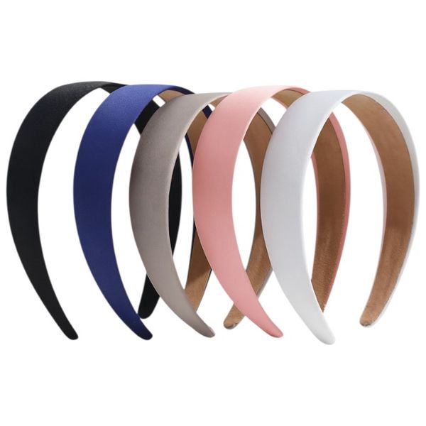 5 Piece - Wide Alice Band Set For Hair Styling - Multi-Color