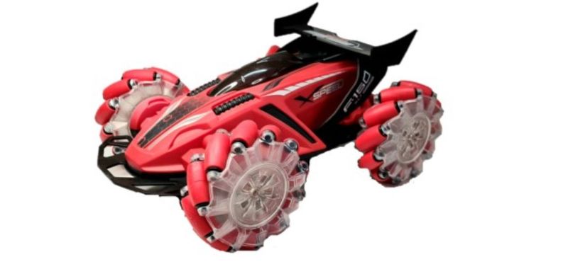 2in1 LED Spray RC Drift Stunt Car 360