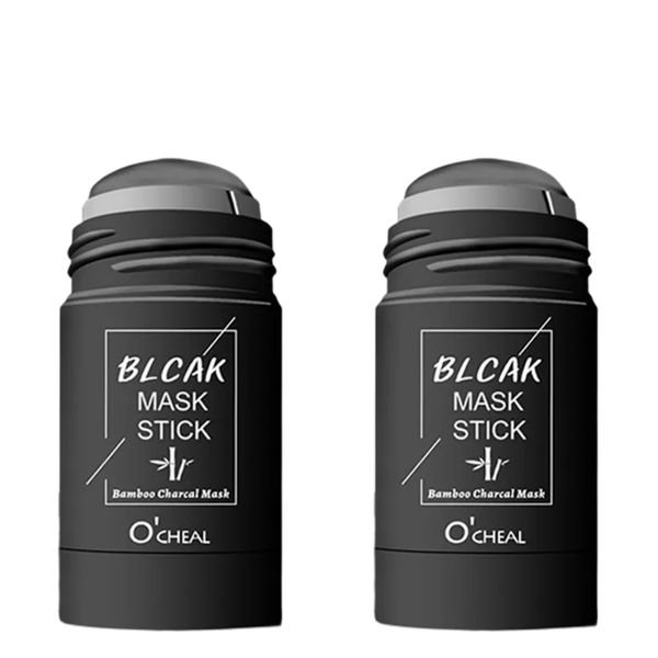 2 Pack Bamboo Charcoal Clay Mask Stick Deep Cleaning Mud Mask Stick