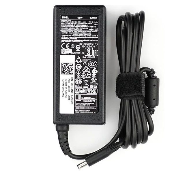 Dell 65W 19.5V 3.34A Black Small Pin Laptop Charger