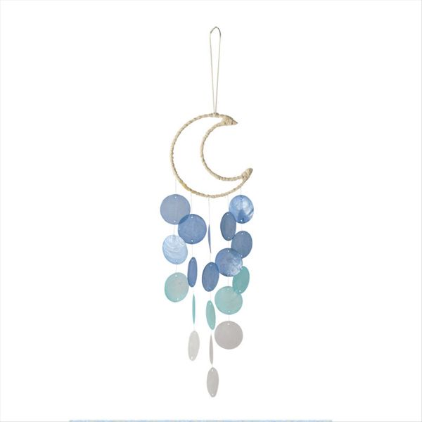 Blue Wind Chime Outdoor Beach Gift Moving Garden Decoration