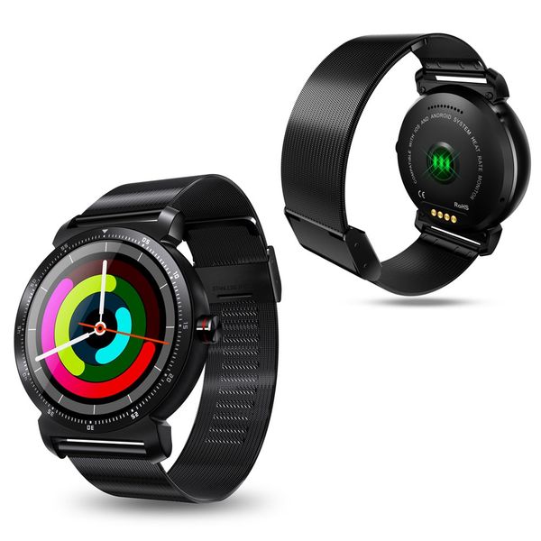 Round Screen Smart Watch: Black