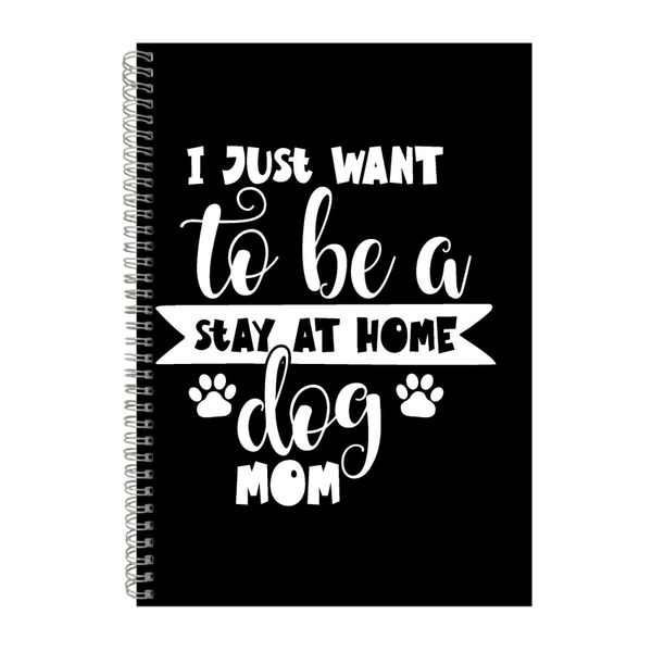 Mom A4 Notebook Spiral Lined Trendy Notepad Dog image