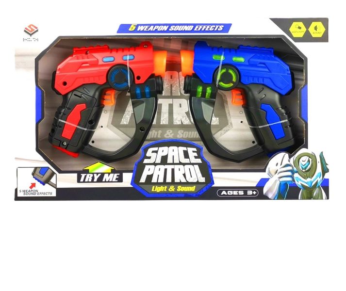 2 Piece Space Patrol Handgun with Light and Sound