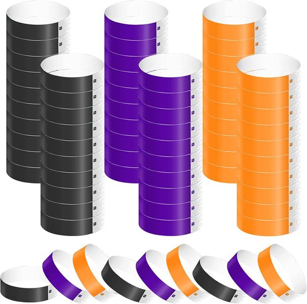 600Pack Waterproof Adhesive Paper Ticket Wristbands For Party Vocal Concert