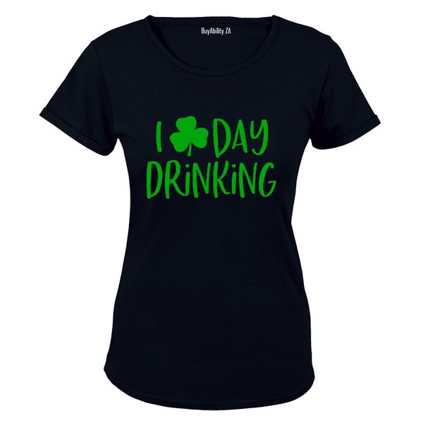 Day Drinking - St. Patrick's Day - Ladies - T-Shirt