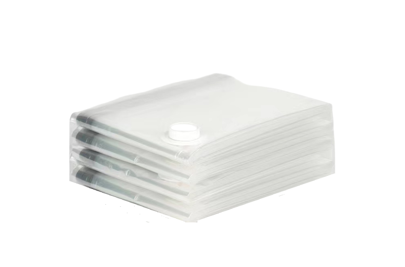 X-HOME 4 Jumbo Vacuum Bags Stackable Re-Usable Dual Zip Seal Patented Valve