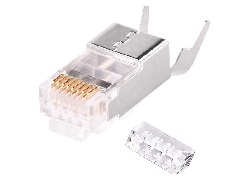 Linkbasic RJ45 Cat6 FTP Modular Plug (Pre-packed bags of 50 units)
