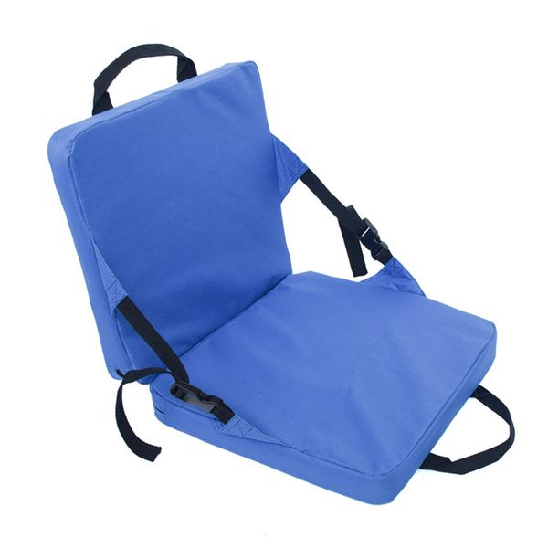 Foldable Portable Outdoor Stadium Lawn Cushion With Backrest