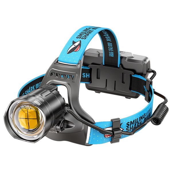 SmilingShark 6000LM Led Headlamp Zoomable 3 Modes USB Rechargeable-K808