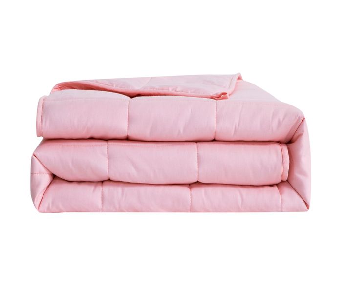 Weighted Heavy Blanket Premium Material 100% Cotton 5.5Kg W122xL183cm-Pink