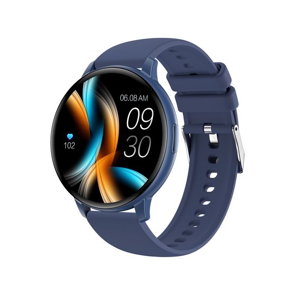 Smart Watch with Silicone-5ATM Strap-Waterproof -Black