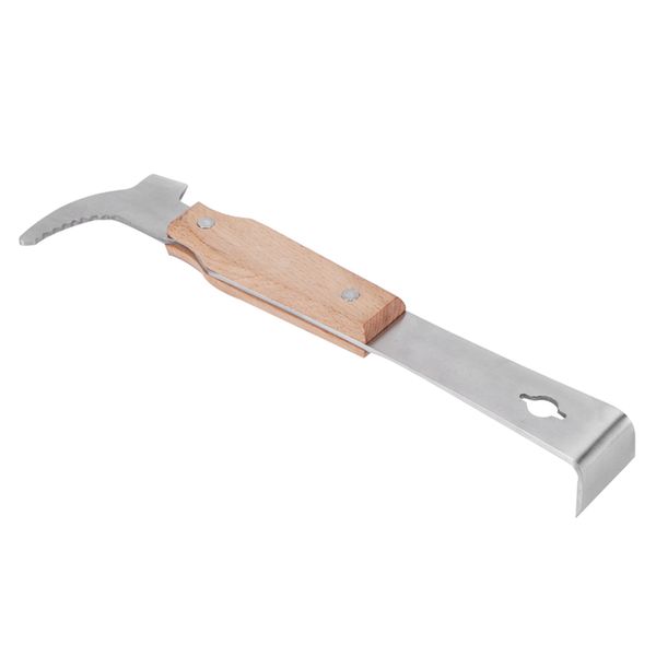 Stainless Steel Honey Scraper - with Wood Handle