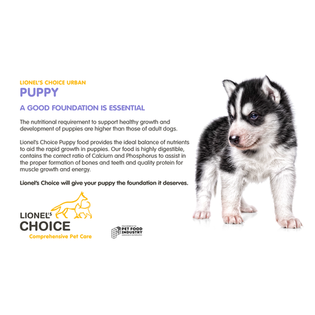 Canine choice puppy outlet food