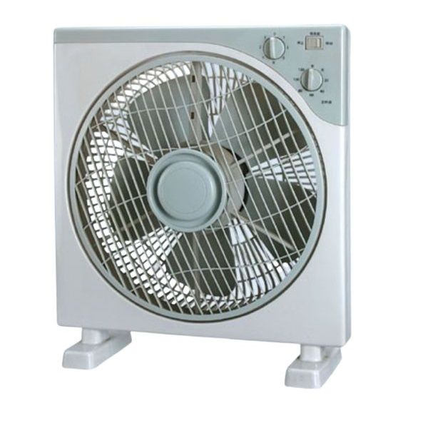 ZYS - 12" Box Fan (3 Speed &amp; Timer &amp; Oscillating)