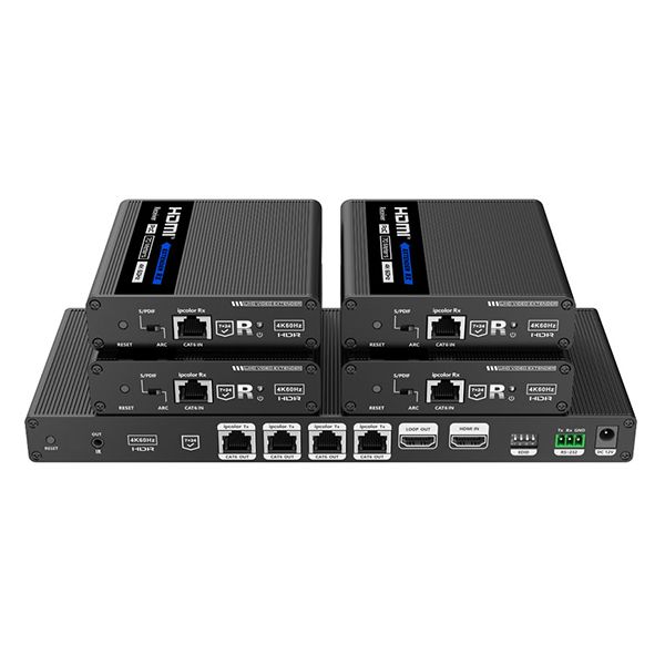 1×4 Hdmi Splitter with Extender