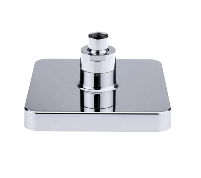 Temperature Sensitive LED Shower Head With 7 Colours - Silver