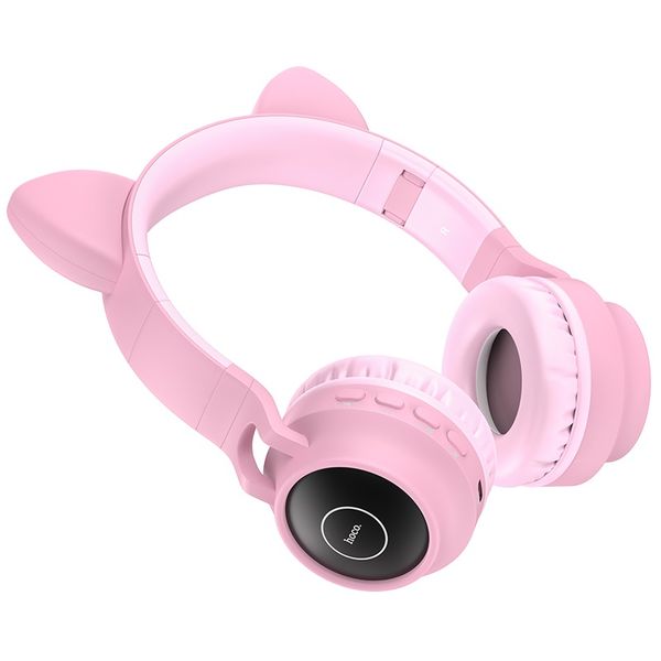 Pink Cute Cat Ear Bluetooth 5.0 Headphones