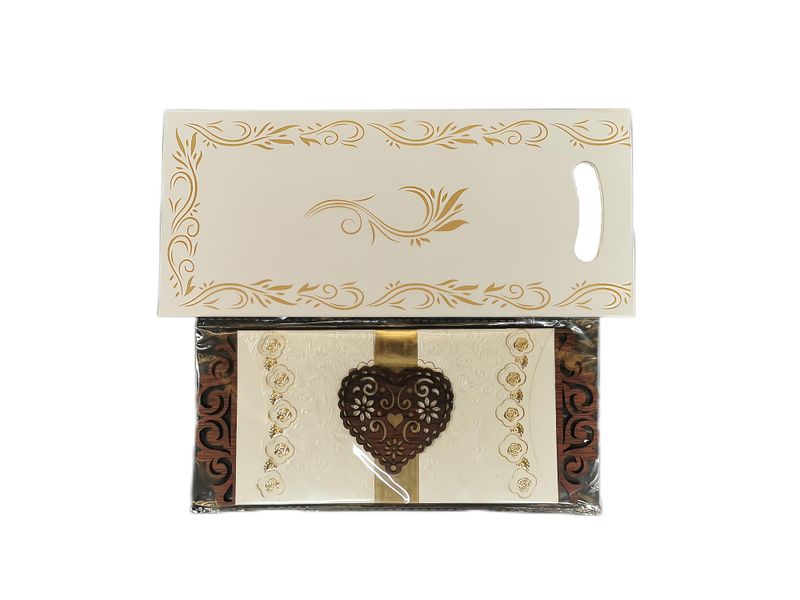 Craft Vintage wooden Invitation Envelopes Writing Paper 12 set