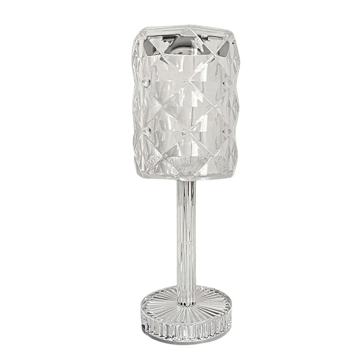 Heartdeco Rechargeable Acrylic Night Light Crystal Small Table Lamp 