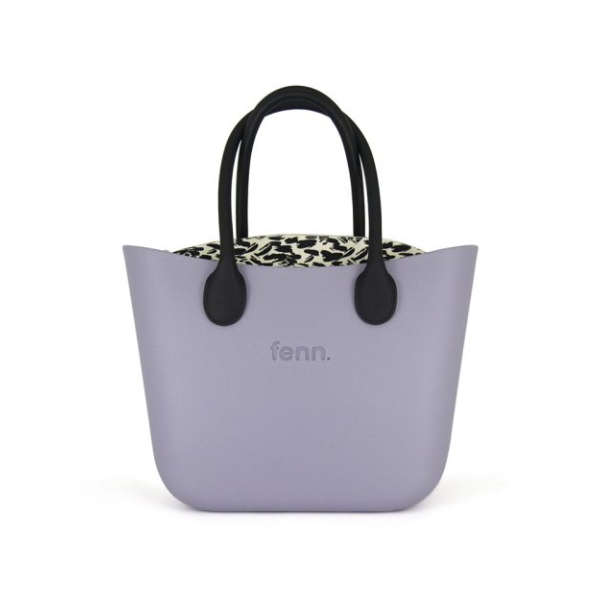 Fenn Original collection Lilac with Silver zip and Black handle