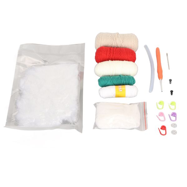 Crochet Starter Kit Faceless Doll Xmas