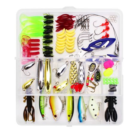 Fishing Bait and Tackle Lure Set - 101 Piece