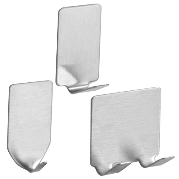 Home Decor Multi-Use Stainless Steel Hooks set of 3