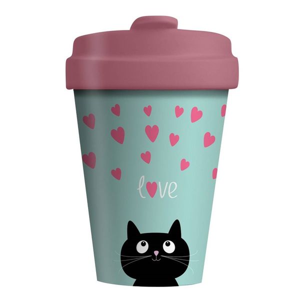 ChicMic Kitty Love Bamboo Travel Mug 400ml